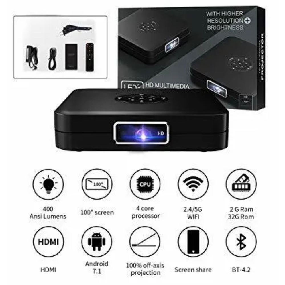 Portable multimedia DLP projector - Picture 2 of 4